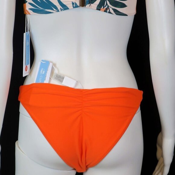 Cupshe Floral Knot Bikini Top Cheeky Swimsuit - Picture 5 of 5